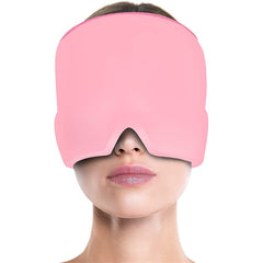 Migraine Relief Hat Ice Pack Gel Headache Mask