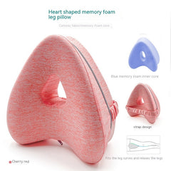 Heart-Shaped Memory Foam Contour Legacy Leg Support Pillow