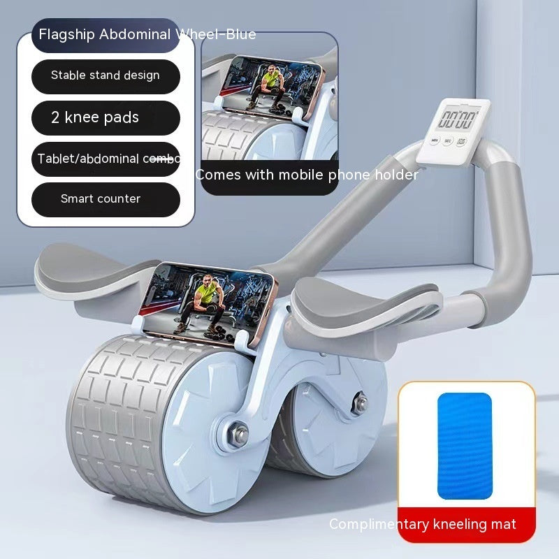 Elbow Support Fitness Wheel Belly-Flattening Rolling Machine